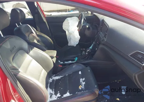 2018 Hyundai Elantra Sport из США, поврежденный, VIN KMHD04LB7JU480257